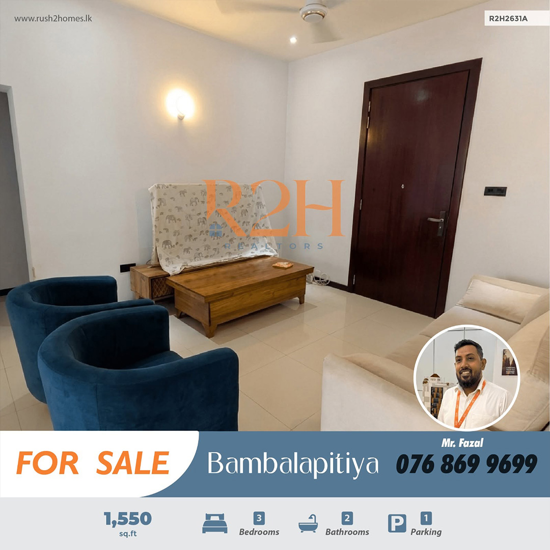 Unfurnished Apartment for Sale in Bambalapitiya
