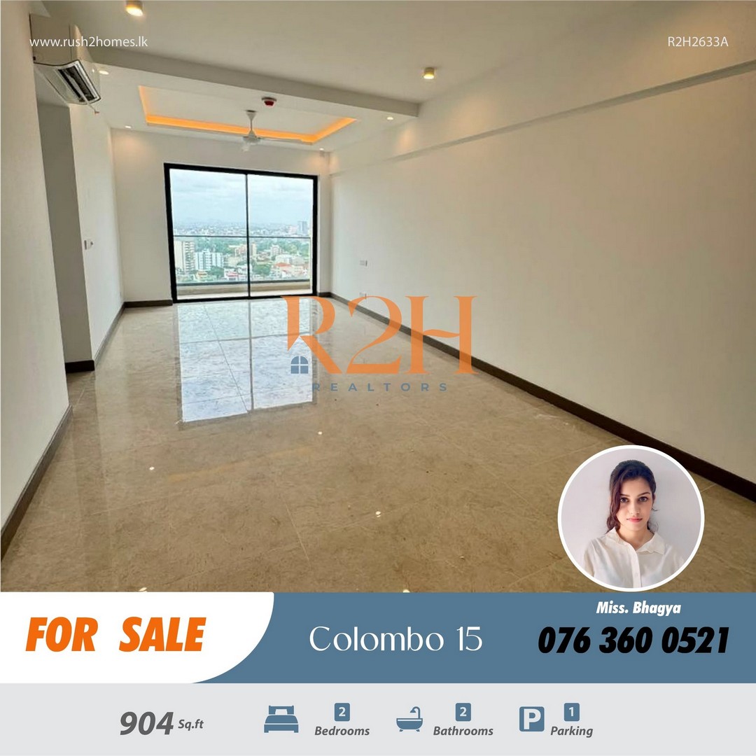 Modern 2-Bedroom Apartment for Sale | Marina Square – Uptown Colombo 15  