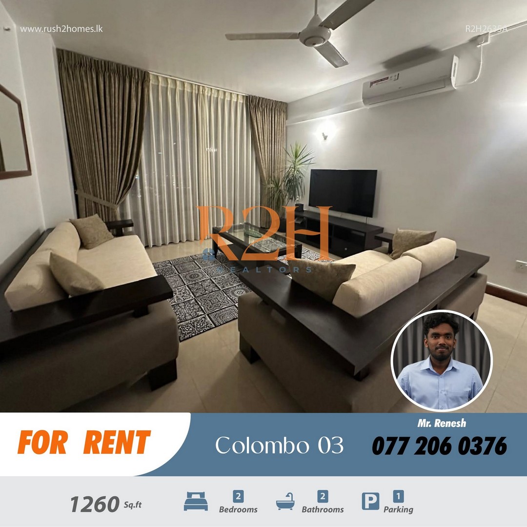 Fully Furnished Apartment for Rent in Colombo 03 